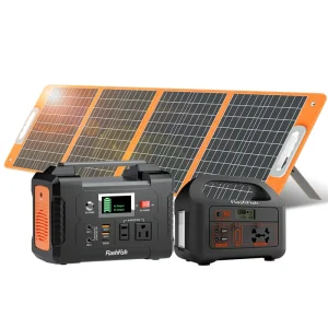 H0034dd6c79c54b17aa62edc6cdb1475ep.webp Small Rechargeable Solar Generator Mobile Power Station 110v 220v AC Output Portable Power Source Supply With Panel for Camping