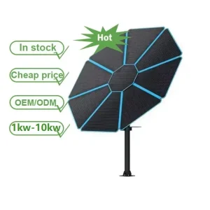 H18545e31318e4c8682a00223a3abb8ccd.webp 1KW Solar Flower off Grid MPPT Changer Small Portable Solar Generator Energy System Setup for Home