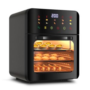 H3aed014a10034d56b392c2f358c59e7ag.jpeg 15L Stainless Steel Air Fryer Toaster Oven Small Kitchen Appliances Built-in Digital Air Fryer Oven With Countertop Ovens
