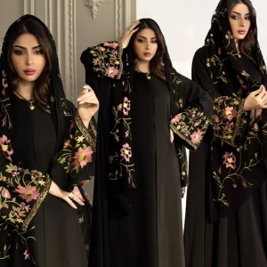 H9c8c7bf3d6e84d9681045394f15f67b6G.webp OEM Dubai Abaya Elegant Modest Abaya Dubai Mewah Hand Embroidered Abayas  Muslim Dress Women's Clothing  Wholesale