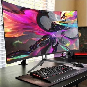 Hd447549e39a44f95a037d5471cf126a74.webp 165hz Desktop Computer Curved 24 27 inch FHD Resolution Widescreen Rgb Wide Usb Gaming Gaming Monitors Inch Computer Inch 27