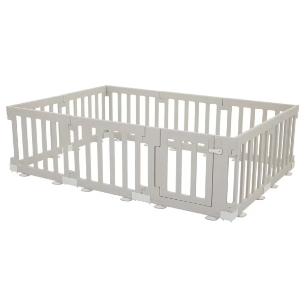 [Edu-Play] Popular Product Baby Supplies Newborn to Toddler Woody Baby Room with Door Set Baby Fence 10P FR-10MB Infant Supplies