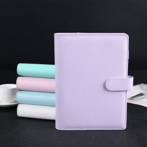 H2786c0c54c204053b9d84f1cb19ccadf7.webp aron 6 Rings A5/A6 PU Leather Budget Binder A7 Diary Planner Organizer Journal Stationery Office School Supplies