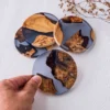 Customized Wood & Resin Coaster Newly Crafts Manufacturer Warming Gift Coffee Cups Mug Coaster Affordable Price kitchen supplies