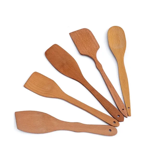 A1c67af27d90b487baba73f23f671d87dR.webp Kitchenware Kit Cooking Accessories Kitchen Utensil Spatula Wooden Handles Kitchen Supplies Cooking Tools