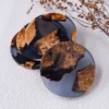 Customized Wood & Resin Coaster Newly Crafts Manufacturer Warming Gift Coffee Cups Mug Coaster Affordable Price kitchen supplies