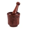 Top Sale Cheap Price Customized Wood Mortar and Pestle Set High Quality Herb and Spice Tools for Home Kitchen Ware Supplies