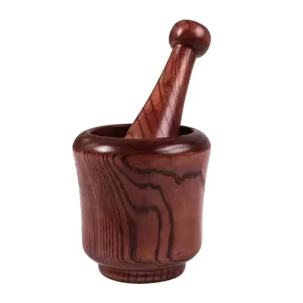 Top Sale Cheap Price Customized Wood Mortar and Pestle Set High Quality Herb and Spice Tools for Home Kitchen Ware Supplies