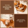 Stainless Steel Seasoning Box with Clear Transparent Lid for Home Kitchen Bulk Order Masala Dabba Spice Box Kitchenware Supplies