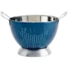 A5df1068744e34f99969a881d5affbac4y.webp Blue 2-Piece Stainless Steel Colander Set Durable Kitchen Essential for Rinsing and Draining Bulk Wholesale Supply