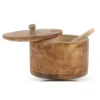 A763461f052134a97b6dcf699b00d91073.webp Hotel Home Kitchen Sugar Bowl at Reasonable Price Wood Salt Container with Spoon Storage Container Best Supplies