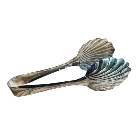 Traditional Style Metal Tong Food Grade Bar Home Kitchen Usage Commercial Restaurant & Hotel Supplies Durable Serving Tong
