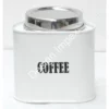 Exclusive Quality Metal Tin Jar Coffee Tea Canister Pot With Airtight Lid Custom Logo and Color Finished Canister Kitchen Supply