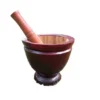 Top Sale Cheap Price Customized Wood Mortar and Pestle Set High Quality Herb and Spice Tools for Home Kitchen Ware Supplies