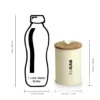 Aaa03f429707a49b89447f5815642e8fe5.webp Chic Metal Jar with Secure-Fitting Lid Durable for Stylish Home and Kitchen Decor for Dried Food Storage For Bulk Supply .