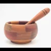 Top Sale Cheap Price Customized Wood Mortar and Pestle Set High Quality Herb and Spice Tools for Home Kitchen Ware Supplies