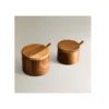 Abc6bff898c2f4624afd1424816126b0d5.webp Hotel Home Kitchen Sugar Bowl at Reasonable Price Wood Salt Container with Spoon Storage Container Best Supplies