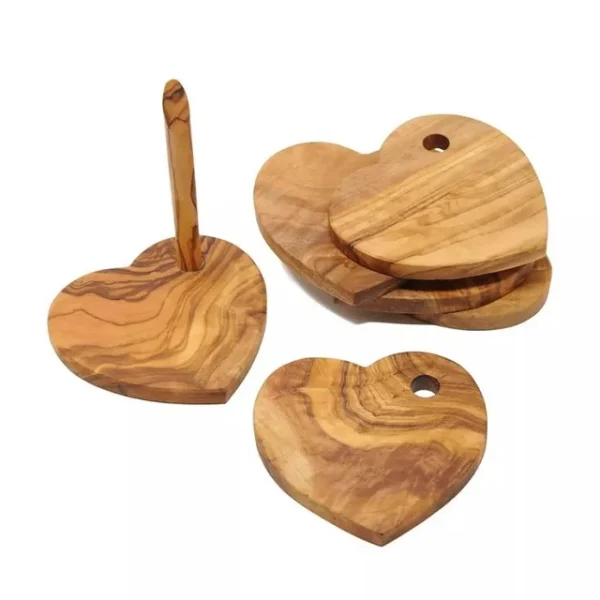 Ac551975d61f84ca6a986a7c70a8e6868S.webp Affordable Round Wooden Drinks Coasters Mats and Pads Anti Skid Non Slip Cup Mats for Home Tableware Decor and Kitchen Supplies