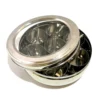 Stainless Steel Seasoning Box with Clear Transparent Lid for Home Kitchen Bulk Order Masala Dabba Spice Box Kitchenware Supplies