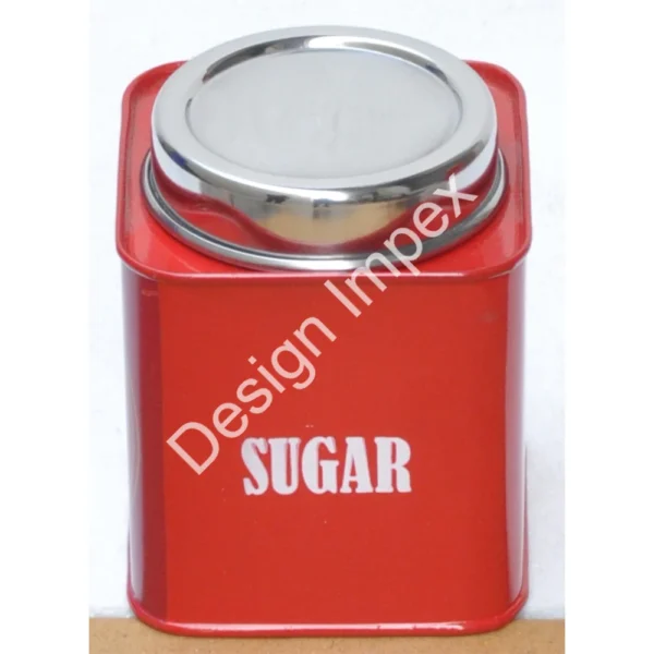 Exclusive Quality Metal Tin Jar Coffee Tea Canister Pot With Airtight Lid Custom Logo and Color Finished Canister Kitchen Supply
