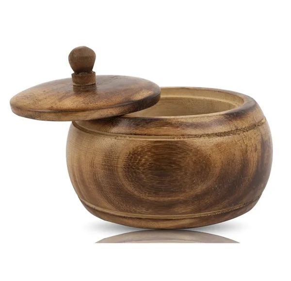 Afcfcf5c0ddfb46bc97a42cb9d3de0a6dj.webp Hotel Home Kitchen Sugar Bowl at Reasonable Price Wood Salt Container with Spoon Storage Container Best Supplies