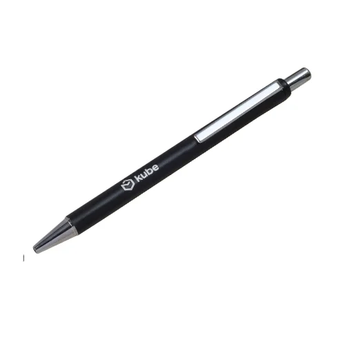 Elegant 0.5mm Black Personalized Pen with Stylish Metal Tip Customizable Office Supplies for Professional Gifts