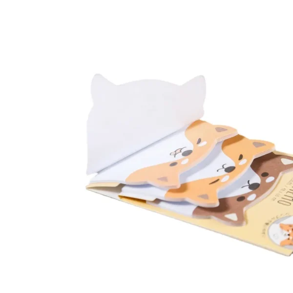 H1245c4d04ede4332bfd097dad6b8aed0J.webp Cute Small Fresh Style Design Office Supplies and Stationery School DIY Decor Reusable Papers Animal Shaped Sticky Notes