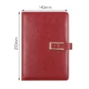H583a7d6e6cdf49d8952e1499501c6323h.webp Stainless Steel Clips Planner Pens Holder PU Leather Loop Pencil Holder Clip Travelers Notebook Brass Pen Holder Office Supplies