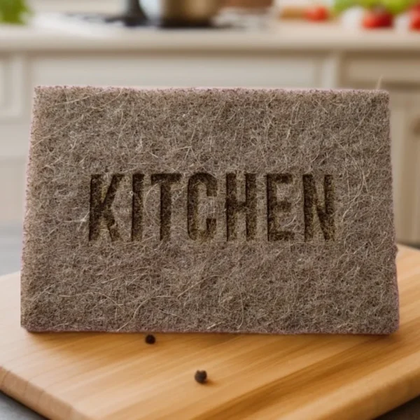 Logo Customized Eco Friendly Products 2024 Coconut Fiber Dish Scrubbers Sponge for Kitchen Cleaning Wholesale Cleaning Supplies