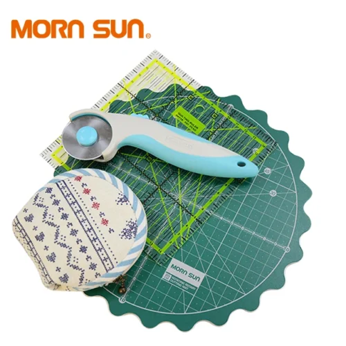 Taiwan NEW PVC Anti-slip Self Healing Patchwork Thumb Grip ROTATING Rotary Quilting Cutting Mat for Office School Supplies