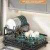 Hb23ef25f14fd4ee4a28339aacf3e6ad3g.webp Multi-Layer Small Storage Dish Rack Simple Kitchen Supplies Bowl Tray Rack Household Drain for Organizing Kitchen Items