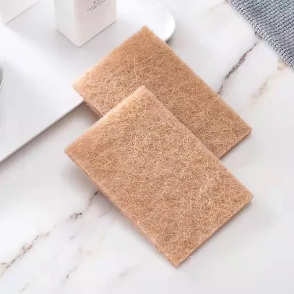 Logo Customized Eco Friendly Products 2024 Coconut Fiber Dish Scrubbers Sponge for Kitchen Cleaning Wholesale Cleaning Supplies
