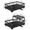 Hda434983f0fb457c9e0858e28598361eJ.webp Multi-Layer Small Storage Dish Rack Simple Kitchen Supplies Bowl Tray Rack Household Drain for Organizing Kitchen Items