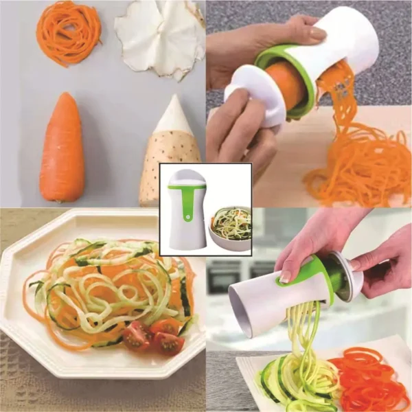 Hda50a2b44c144e60858414625f49c373T.webp Heavy Duty Spiral Knife Vegetable Slicer Vegetable Spiral Knife Smooth Zucchini Spaghetti Spaghetti Maker Kitchen Supplies