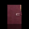He83d2db22f8f473098e27184c3e7dd35s.webp Stainless Steel Clips Planner Pens Holder PU Leather Loop Pencil Holder Clip Travelers Notebook Brass Pen Holder Office Supplies