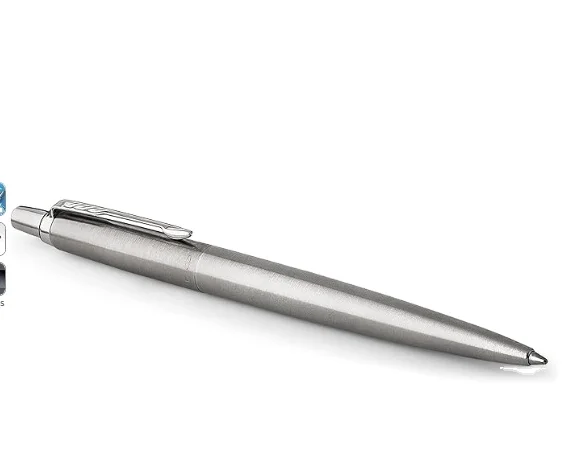 S60c686dc616b41d0891bc74012cf19eeX.webp Parker Jotter Originals Ballpoint Metal Pen Stainless Steel with Chrome Trim Office Supplies With Gift Box