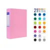 Sbe059c385bb14d7b81a36671b0ad8544y.webp Custom 3 D-Ring Binder A4 30mm PVC Paperboard Cover with Custom Logo for Office Supplies and Document Organization Model 2132