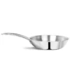 Wholesale Kitchen Stainless Steel Triply Frypan with Induction Bottom Stainless Steel Nonstick Frying Pan for Bulk Supply