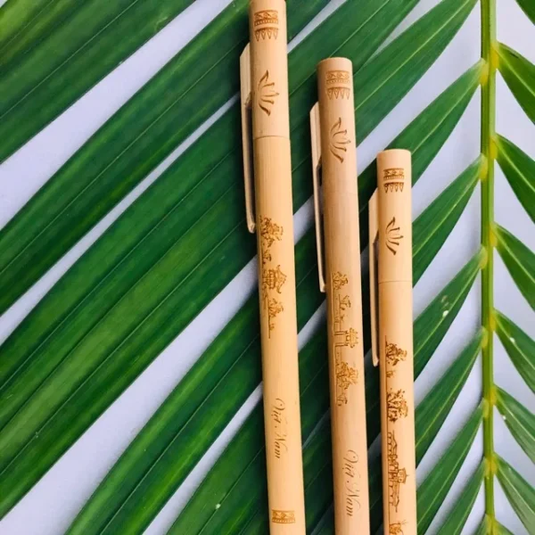 Eco Friendly Bamboo Pen Handmade Pens and Pencils Writing Bamboo Ballpoint Office and School Supplies